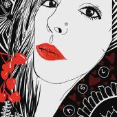 Art of a headshot for bonita harris