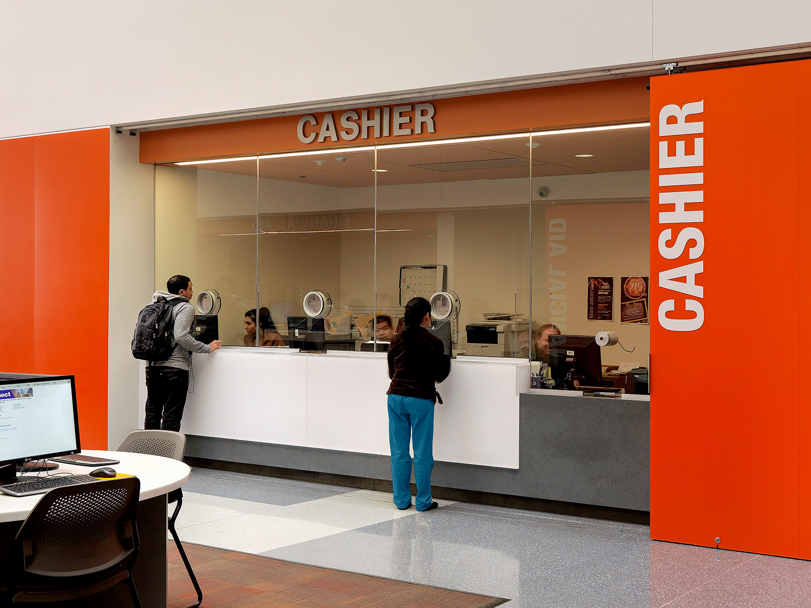 exterior of CCD Cashier's Office