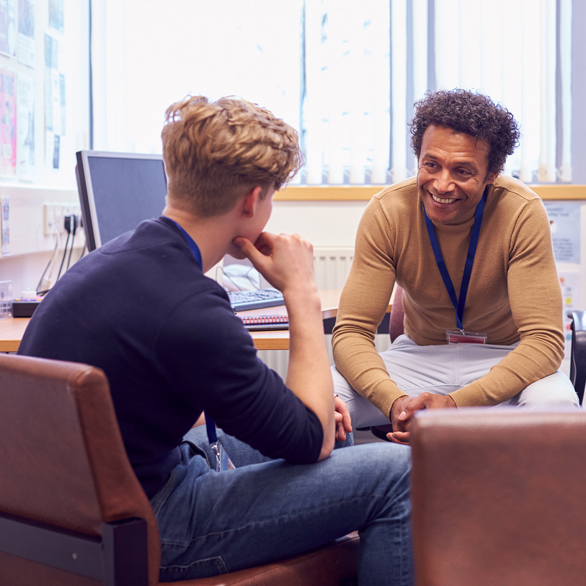 CCD Human Services student in a counseling session